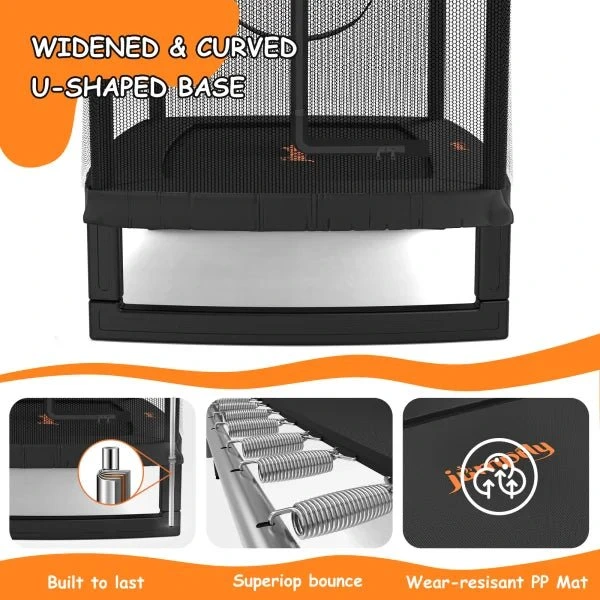 JumpFly 6FT Toddler Trampoline for Kids with Swing - Image 4