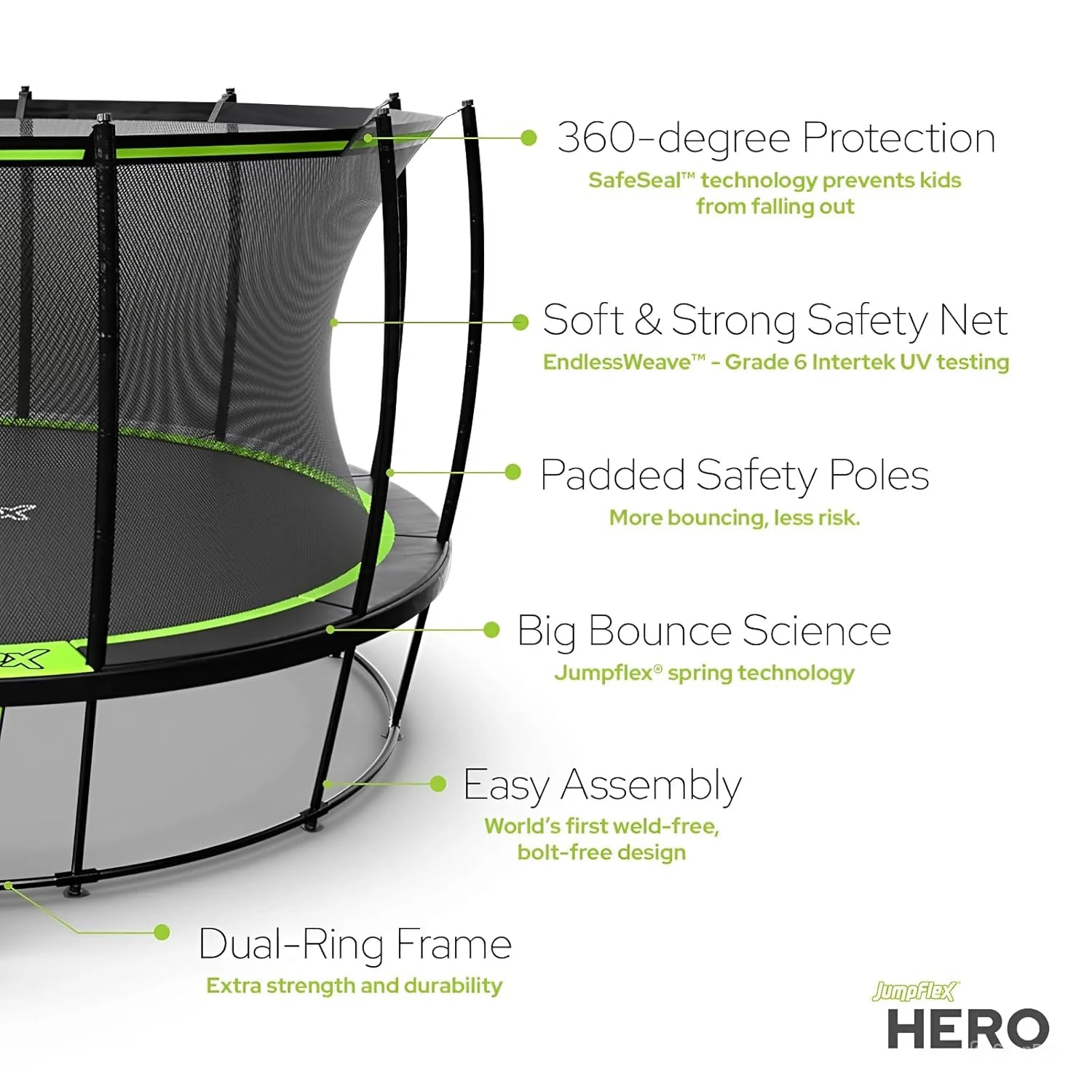 Jumblex HERO™ 14ft Trampoline - Image 2