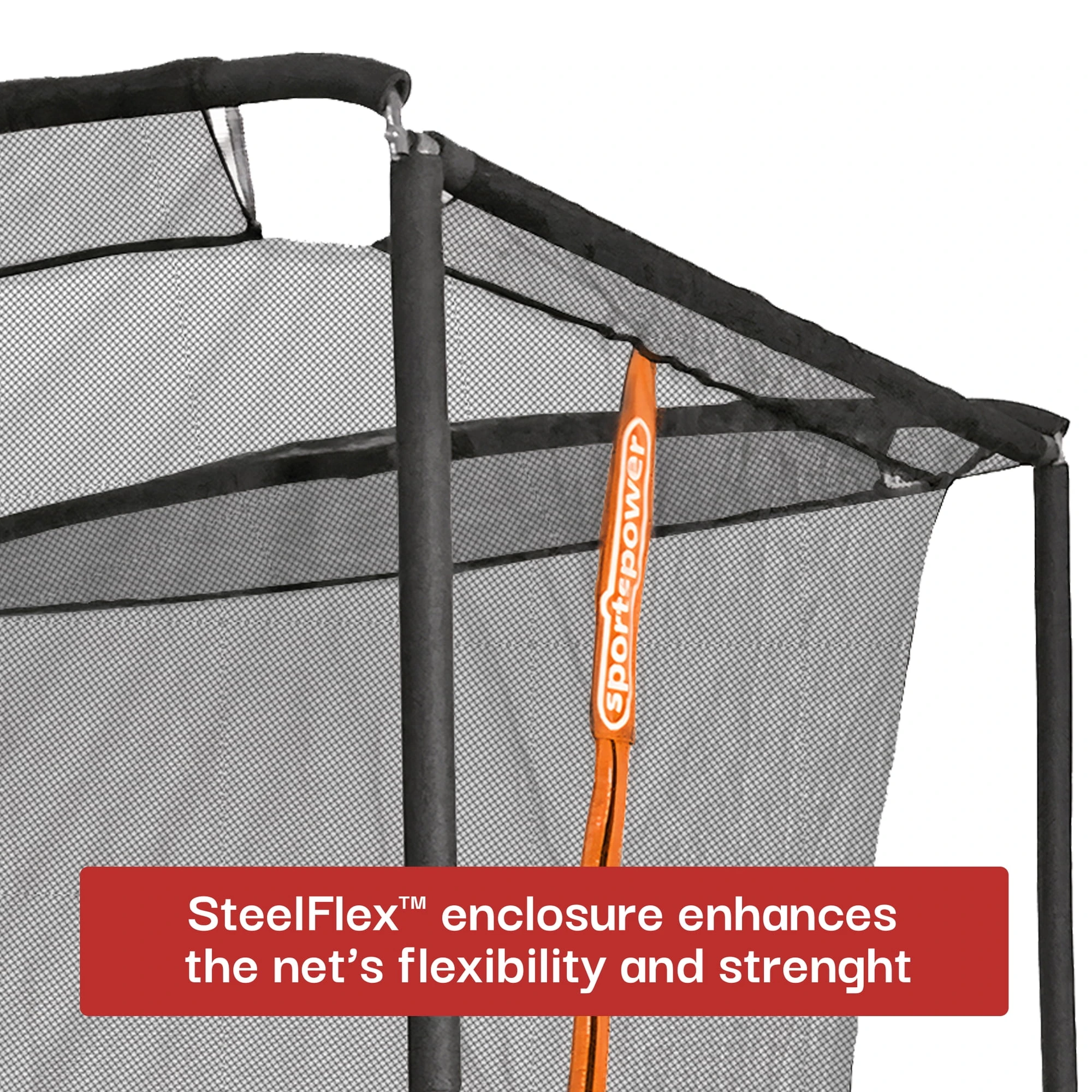 Sportspower Bounce Pro 9ft x 15ft Rectangular Trampoline - Image 3