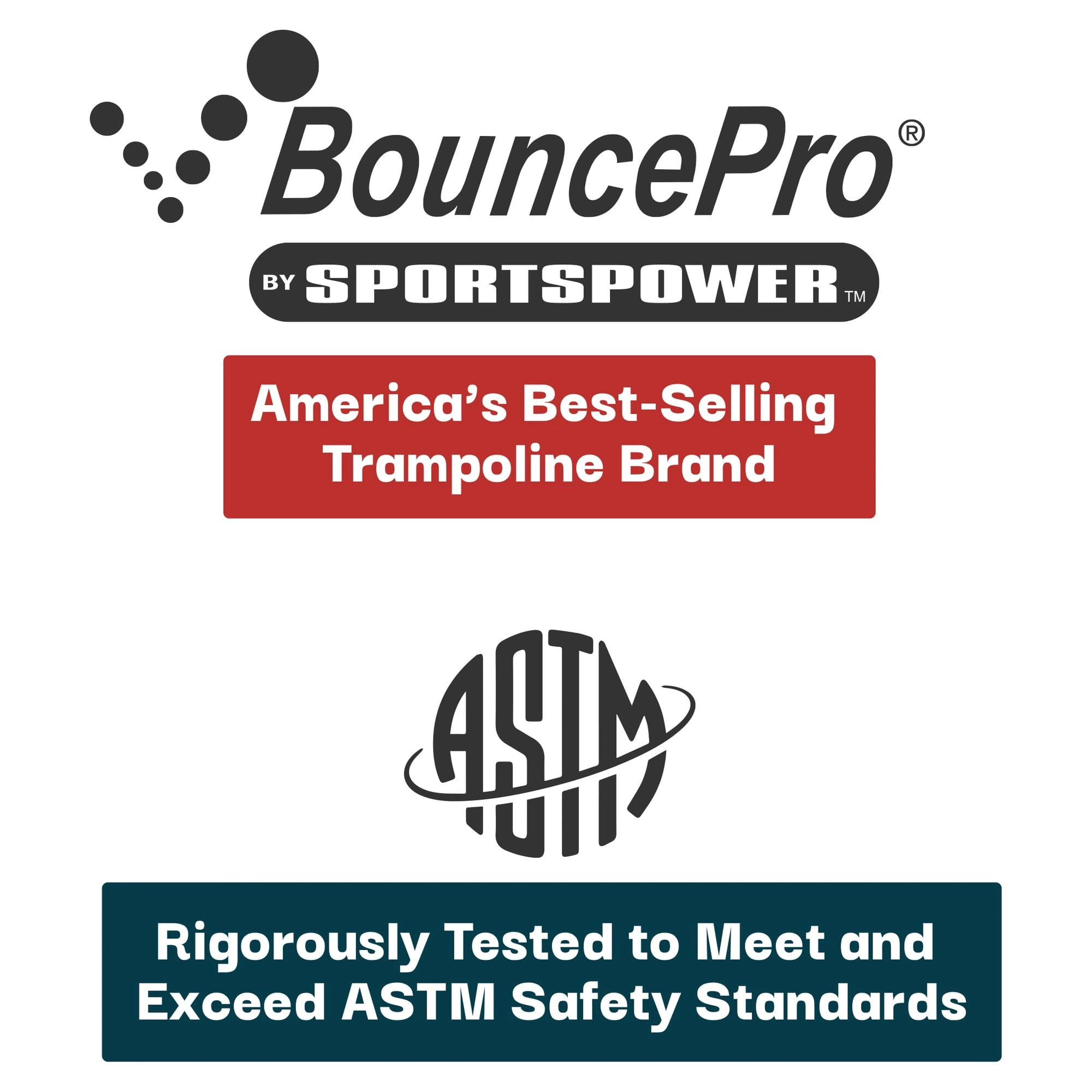 Sportspower Bounce Pro 9ft x 15ft Rectangular Trampoline - Image 7