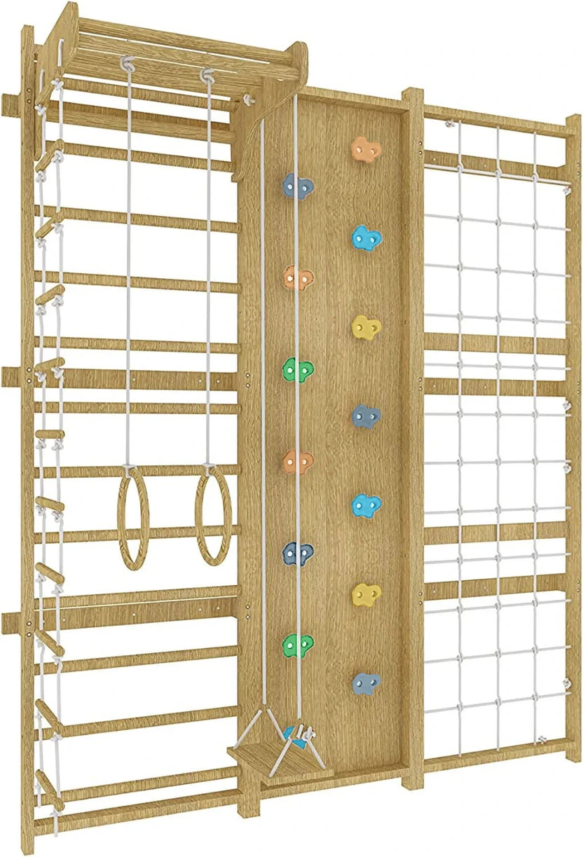 Avenlur Walnut | Swedish Ladder Jungle Gym Wall Mounted - Image 8
