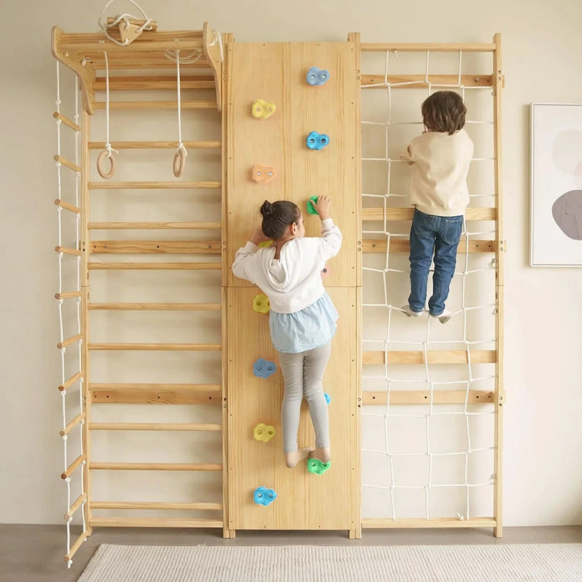 Avenlur Walnut | Swedish Ladder Jungle Gym Wall Mounted - Image 4