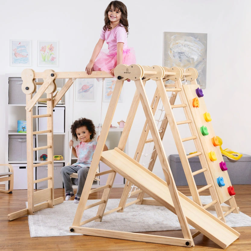 Avenlur 8 in 1 Chestnut | Foldable Jungle Gym - Image 2