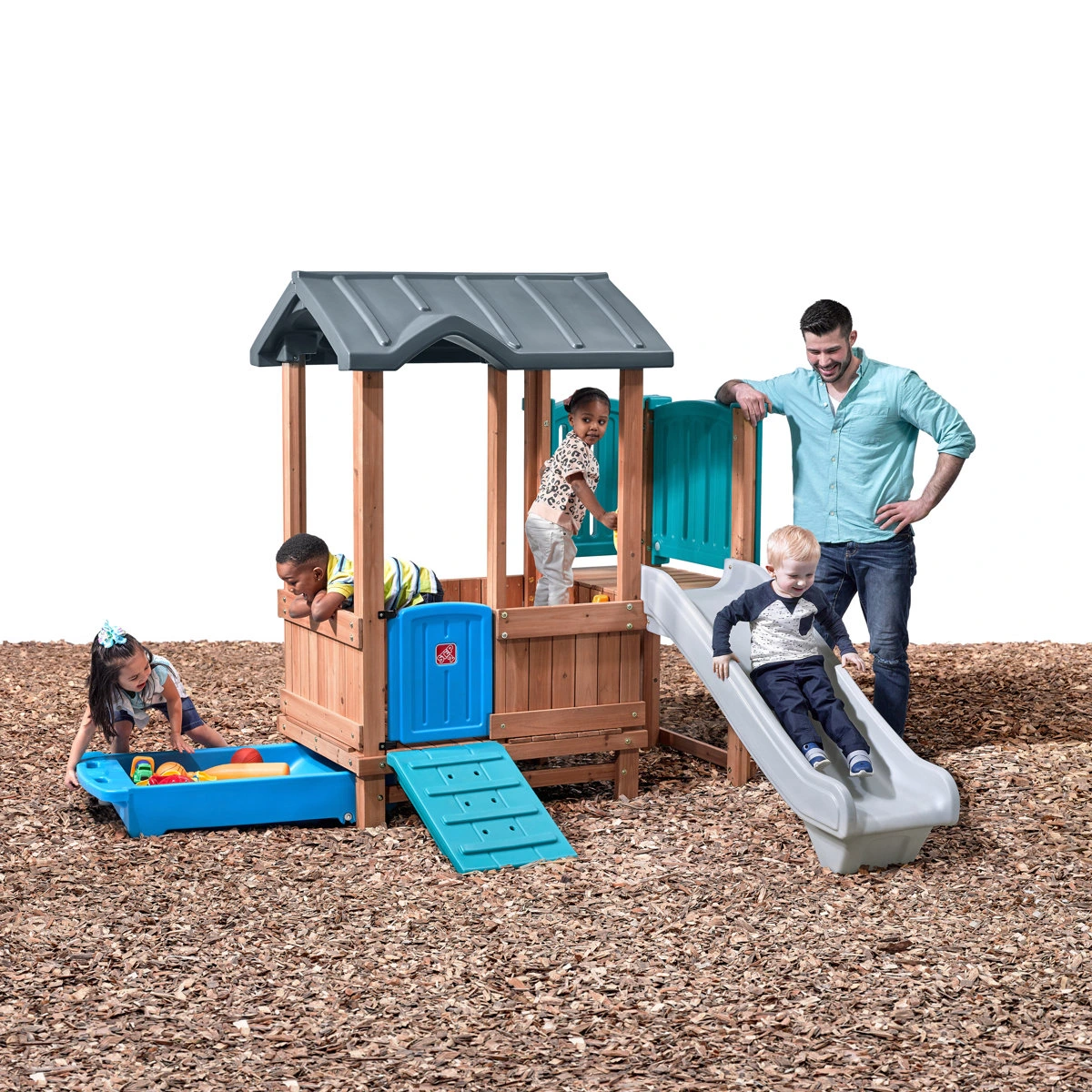 Step2 Woodland Adventure Kids Outdoor Playhouse for Toddlers - Image 10