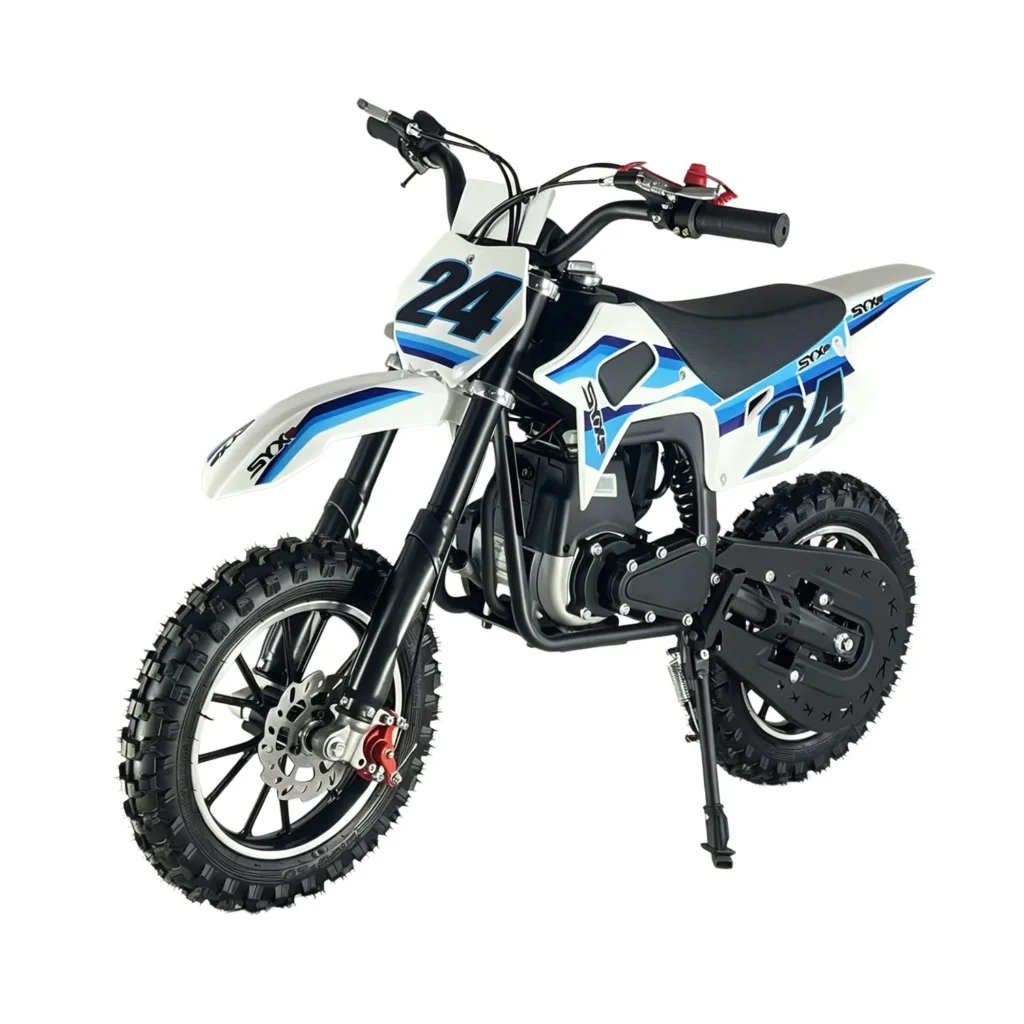 SYX MOTO MK 40cc 4 Stroke Mini Dirt Bike Pull Start Automatic Transmission Pit Bike for Kids